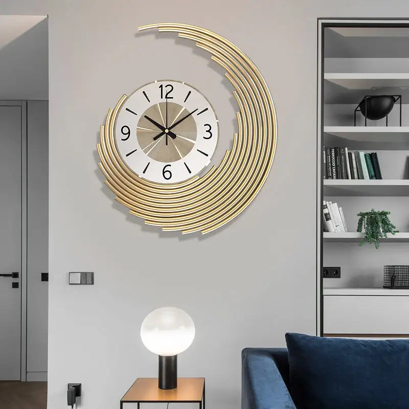 horloge murale pour salon - horloge-industrielle