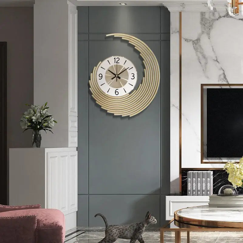 horloge murale pour salon - horloge-industrielle