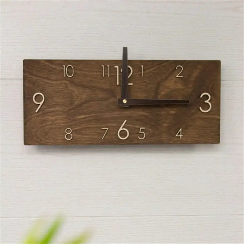 horloge murale rectangulaire - horloge-industrielle