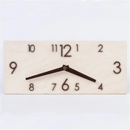 horloge murale rectangulaire - horloge-industrielle