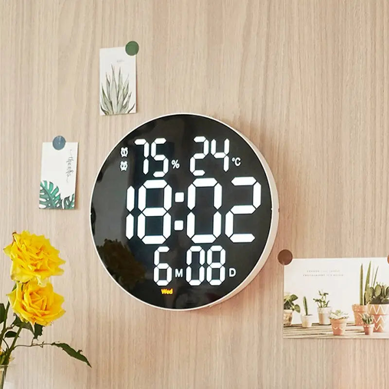 horloge murale avec temperature - horloge-industrielle