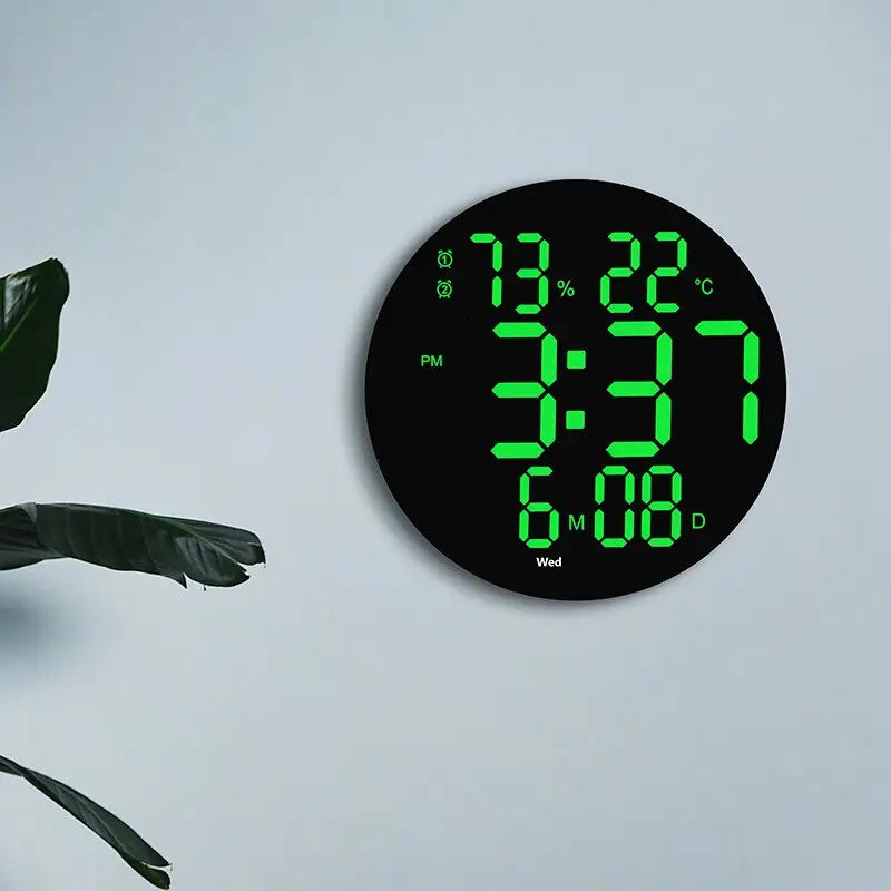 horloge murale avec temperature - horloge-industrielle