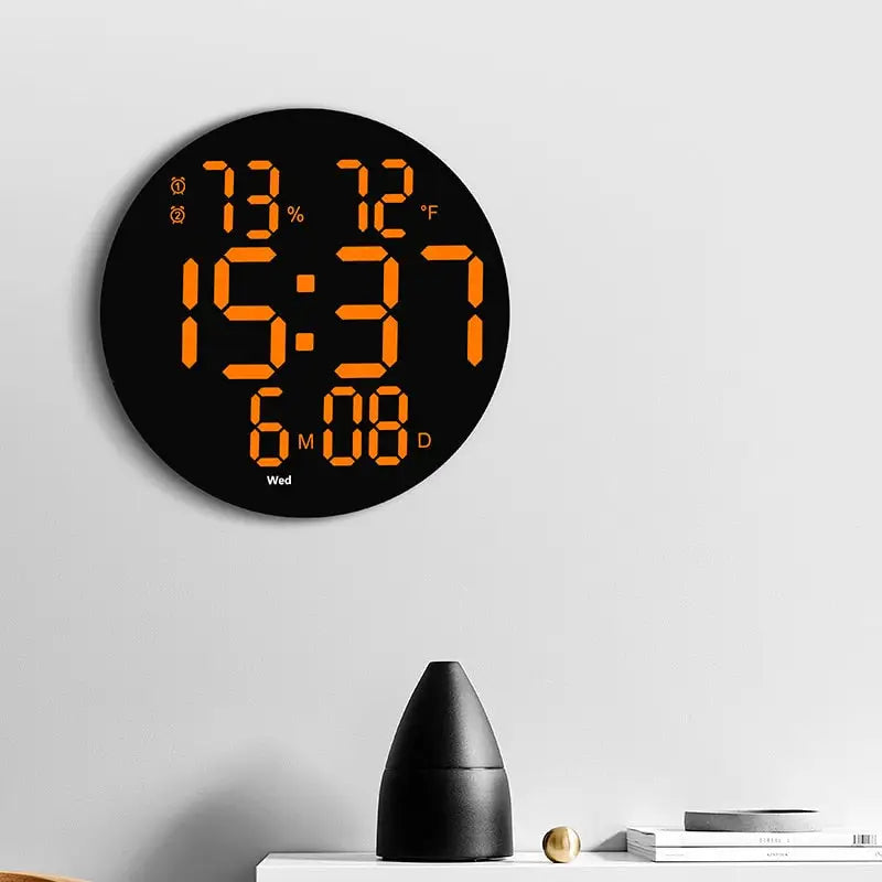 horloge murale avec temperature - horloge-industrielle