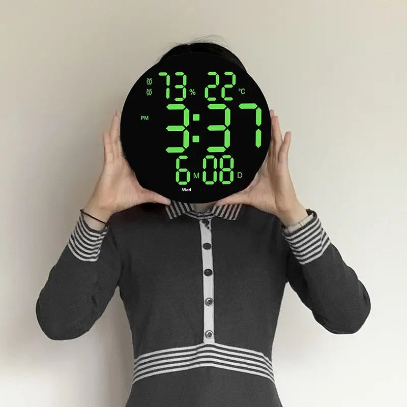horloge murale avec temperature - horloge-industrielle