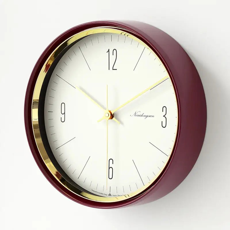 horloge murale verte design - horloge-industrielle