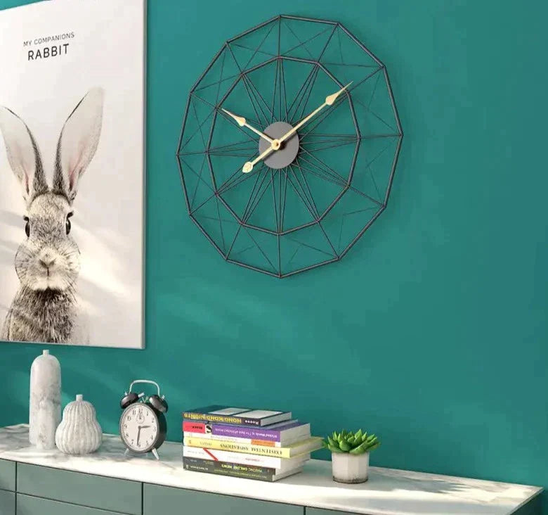 horloge murale vintage metal - horloge-industrielle