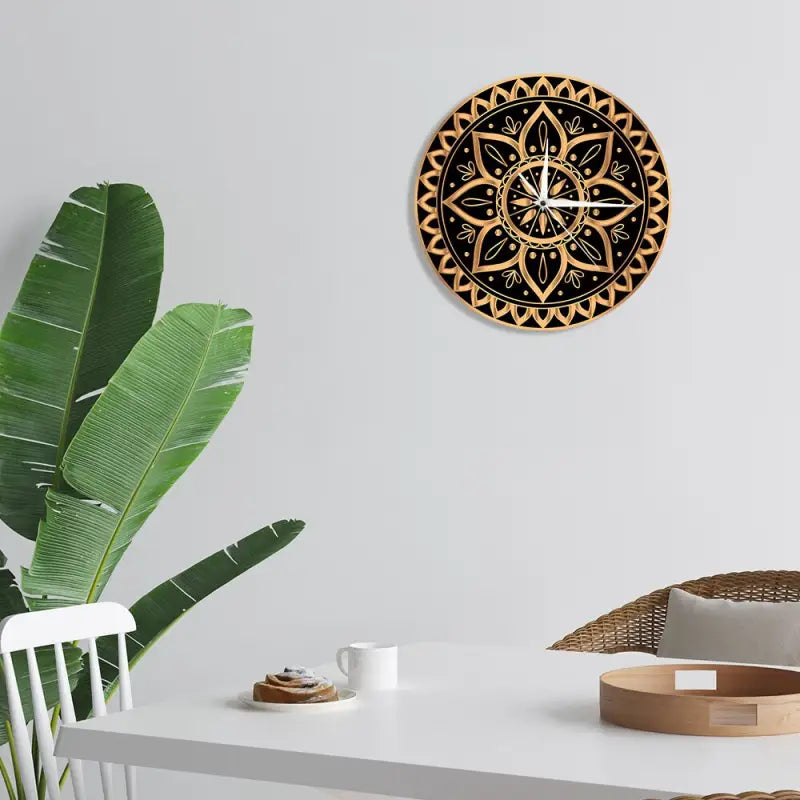 horloge or et noir - horloge-industrielle