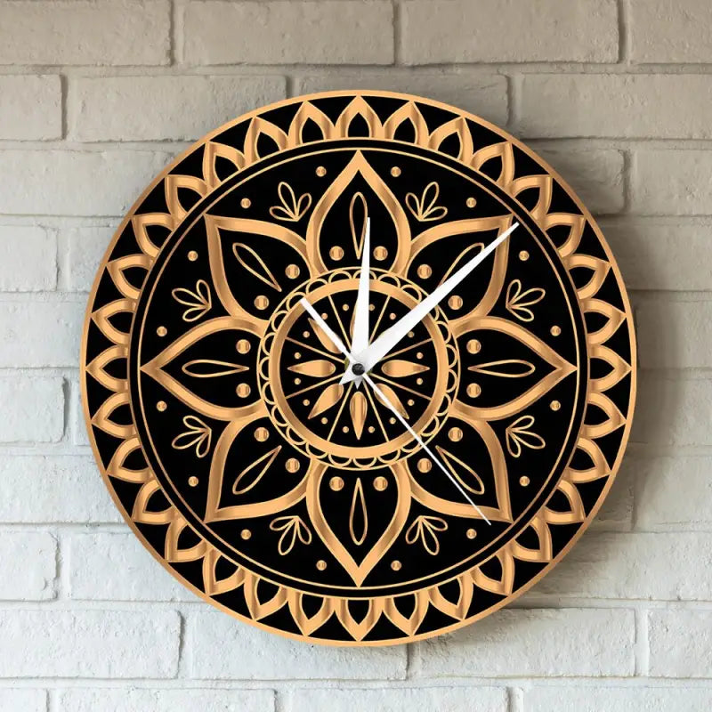 horloge or et noir - horloge-industrielle