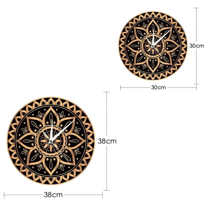 horloge or et noir - horloge-industrielle