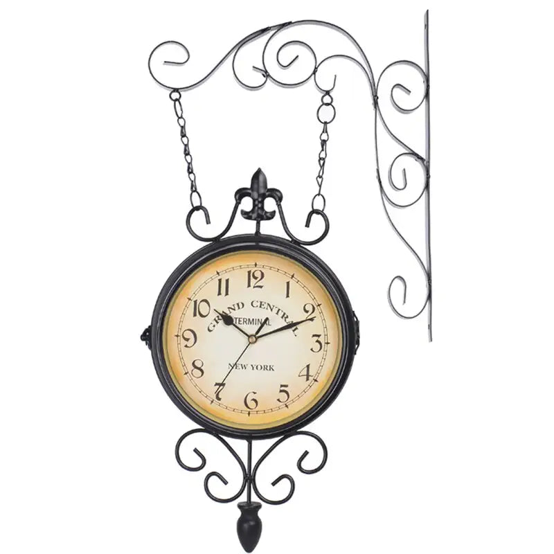 horloge noire - horloge-industrielle
