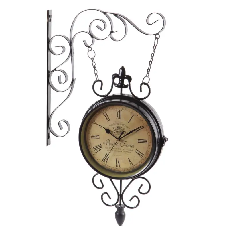 horloge noire - horloge-industrielle
