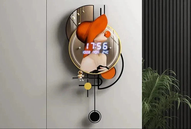horloge numérique a led - horloge-industrielle