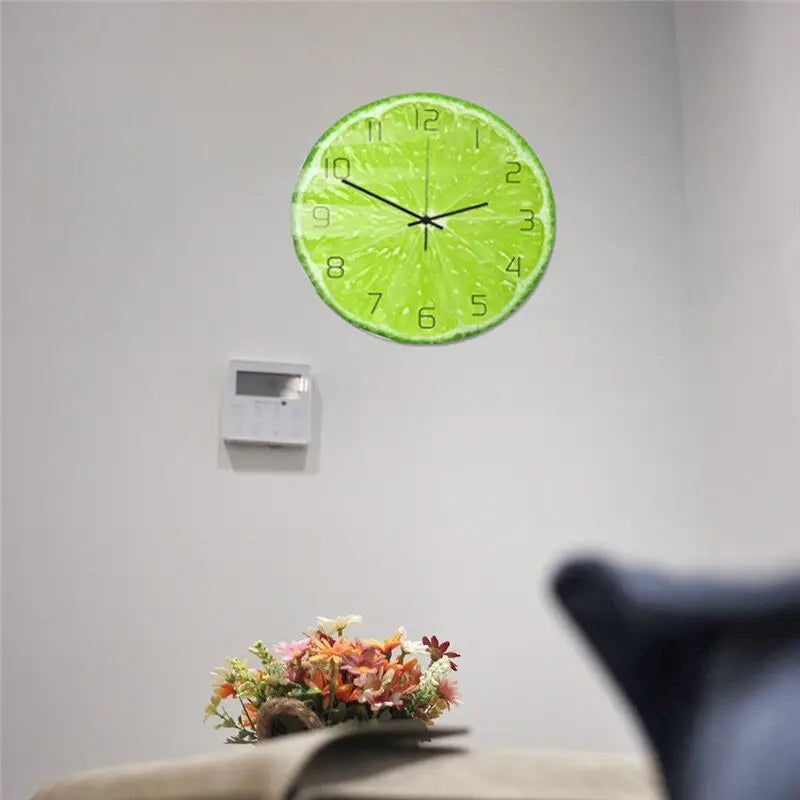 horloge orange - horloge-industrielle