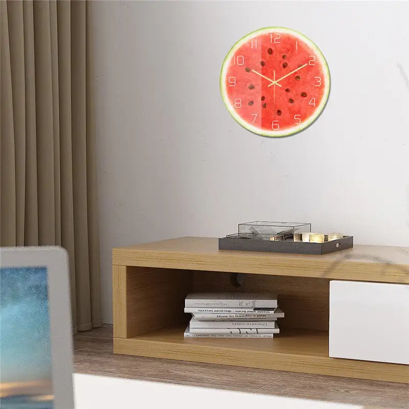 horloge orange - horloge-industrielle
