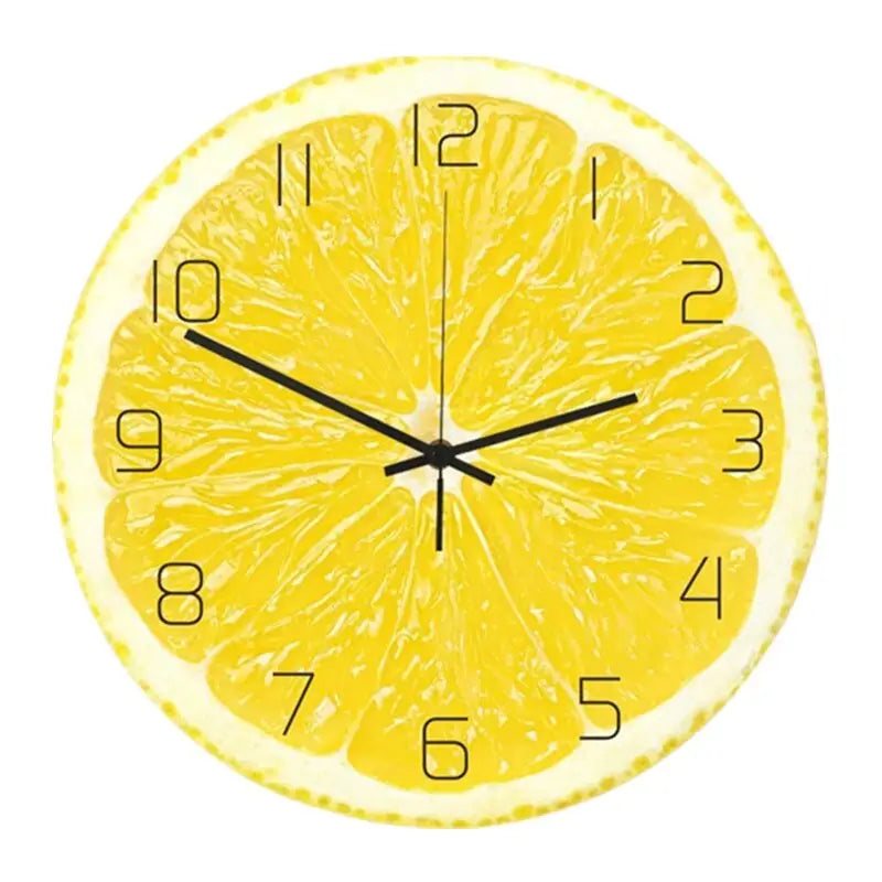 horloge orange - horloge-industrielle