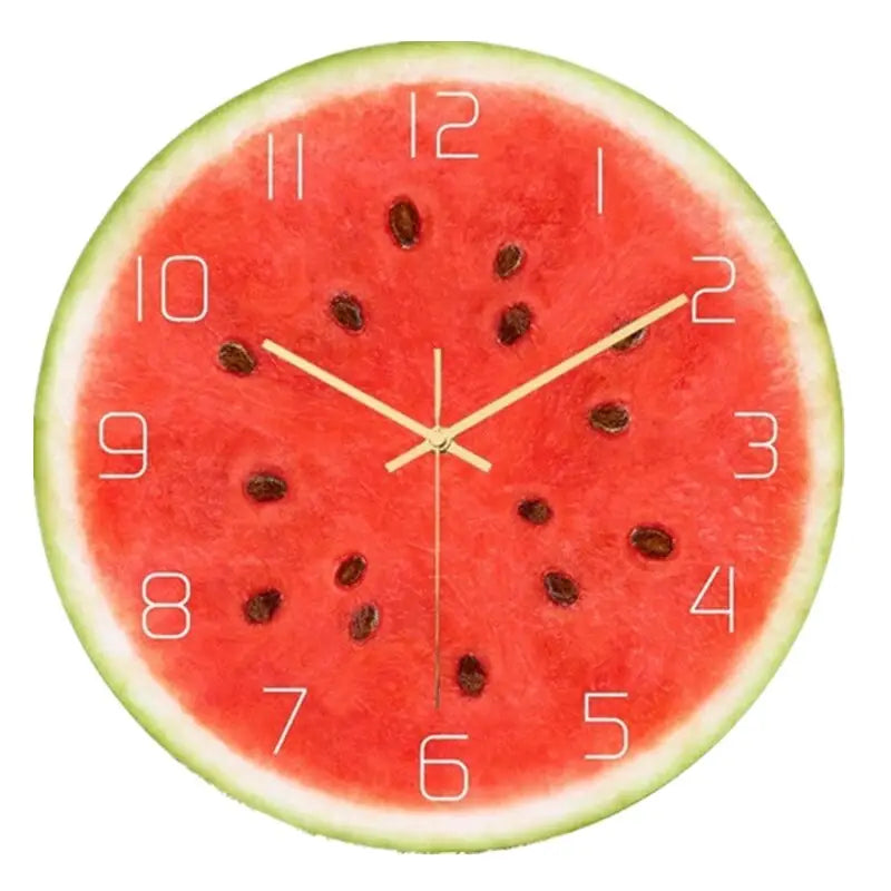 horloge orange - horloge-industrielle