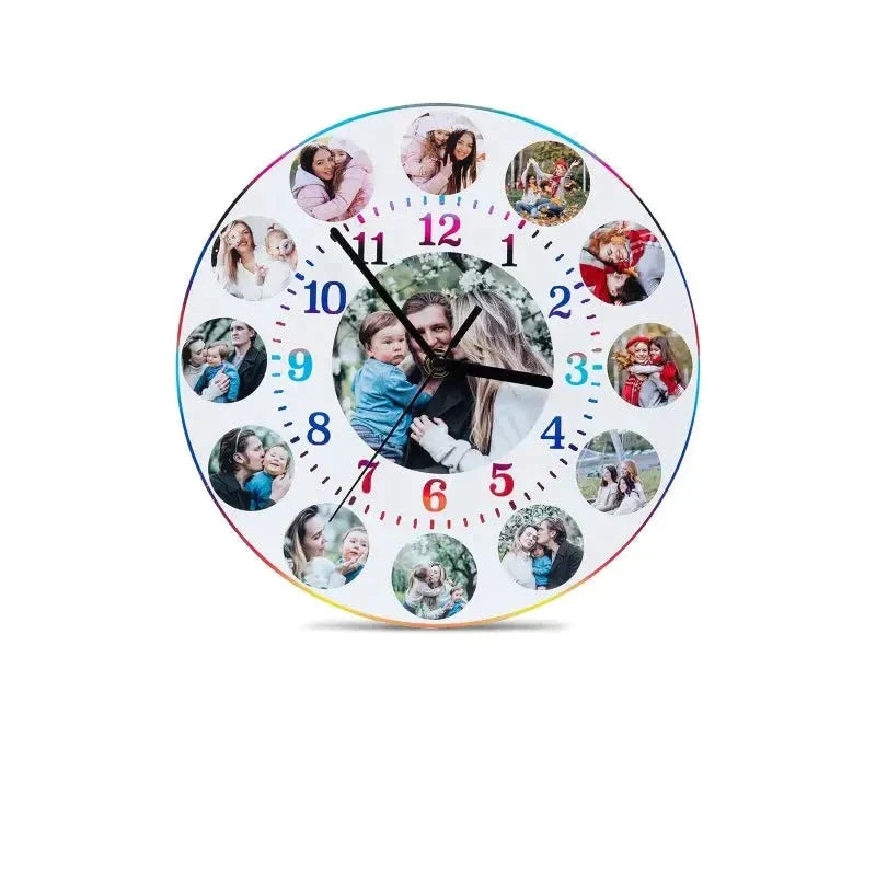 horloge personnalisée avec photos - horloge-industrielle
