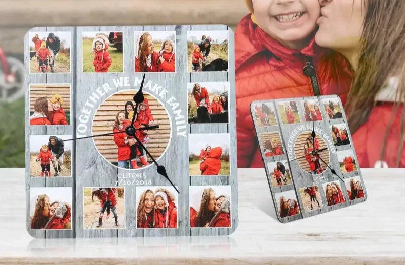 horloge personnalisée avec photos - horloge-industrielle