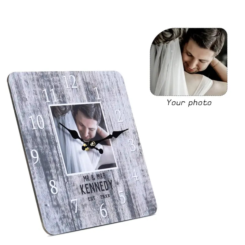 horloge personnalisée avec photos - horloge-industrielle