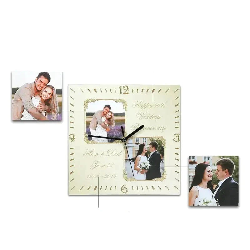 horloge personnalisée avec photos - horloge-industrielle