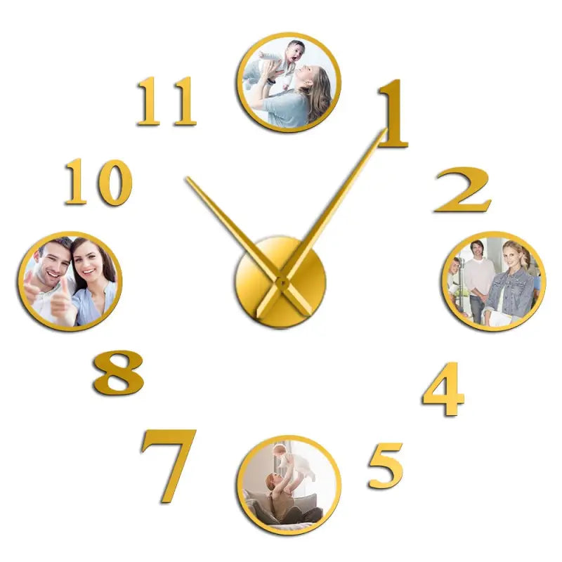 Horloge Personnalisée Avec Plusieurs Photos -