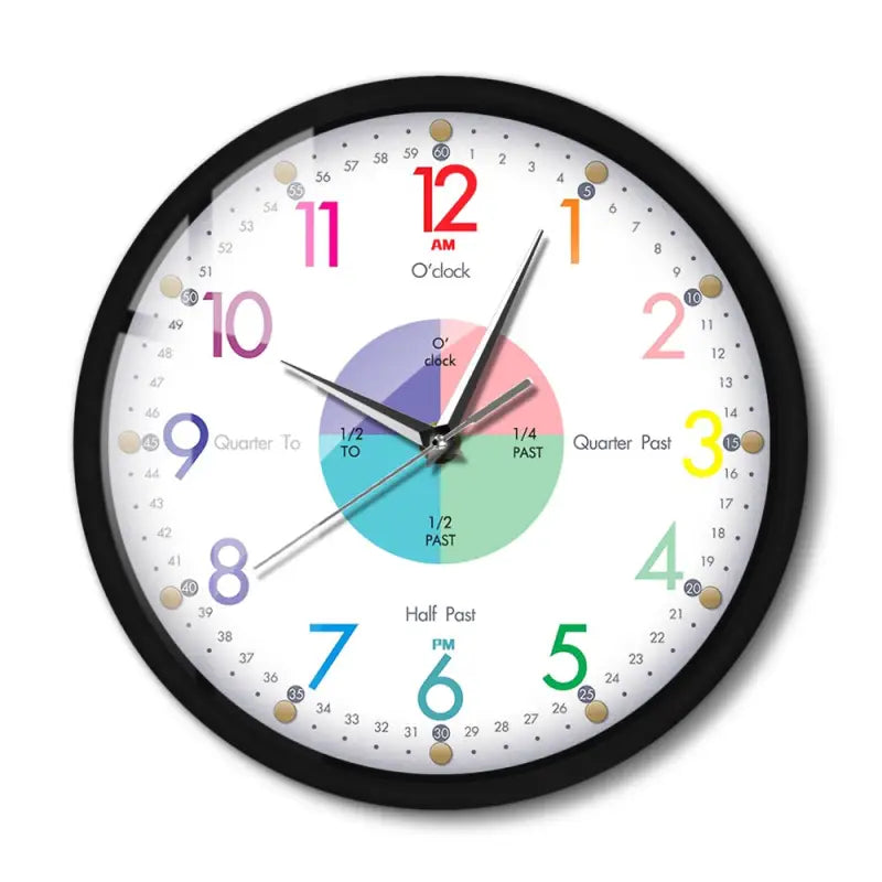 horloge pour apprendre l’heure - horloge-industrielle