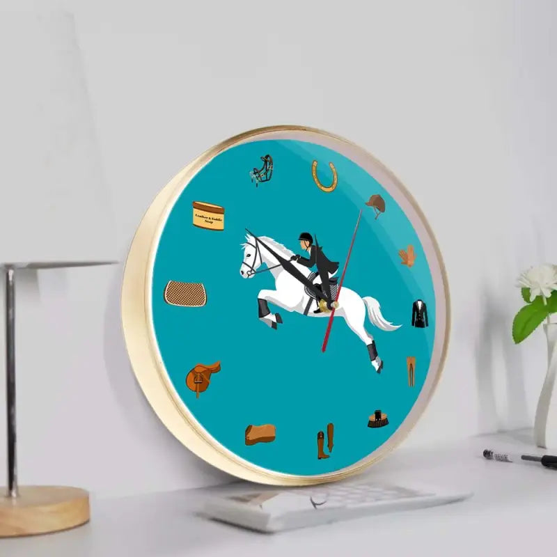 horloge équestre murale - horloge-industrielle