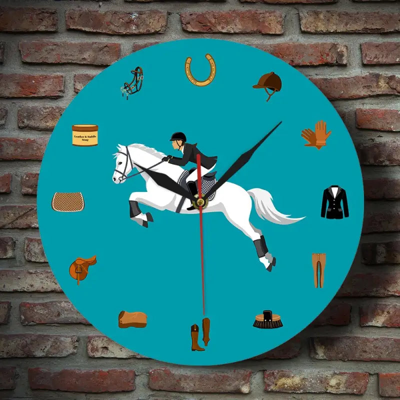 horloge équestre murale - horloge-industrielle
