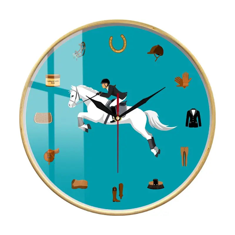 horloge équestre murale - horloge-industrielle