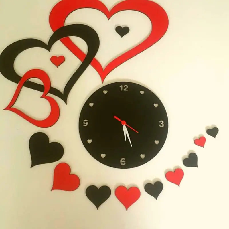 horloge rouge - horloge-industrielle