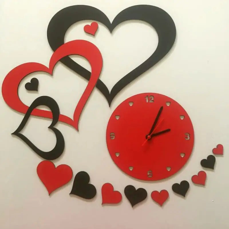 horloge rouge - horloge-industrielle
