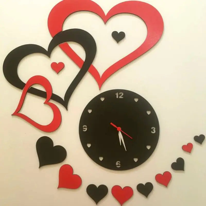 horloge rouge - horloge-industrielle