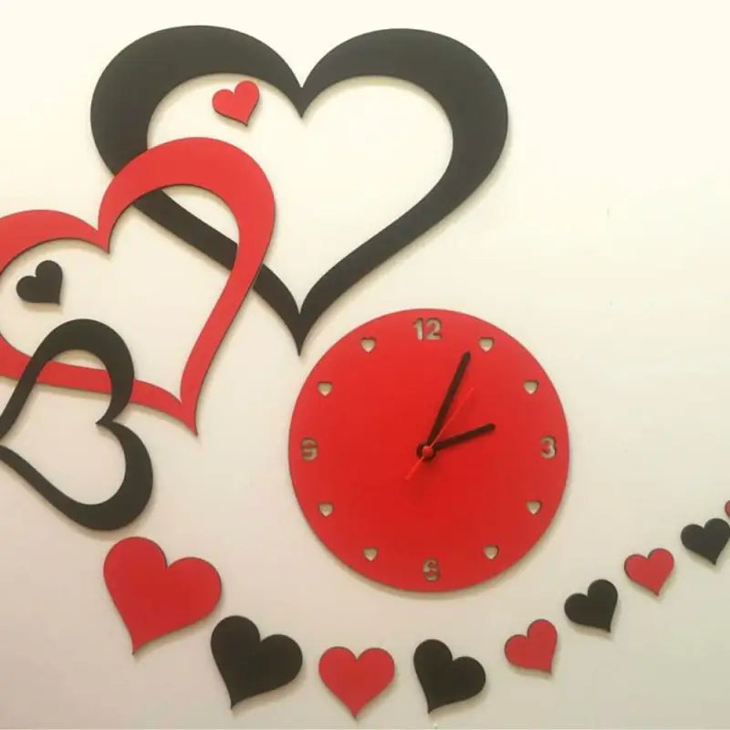 horloge rouge - horloge-industrielle