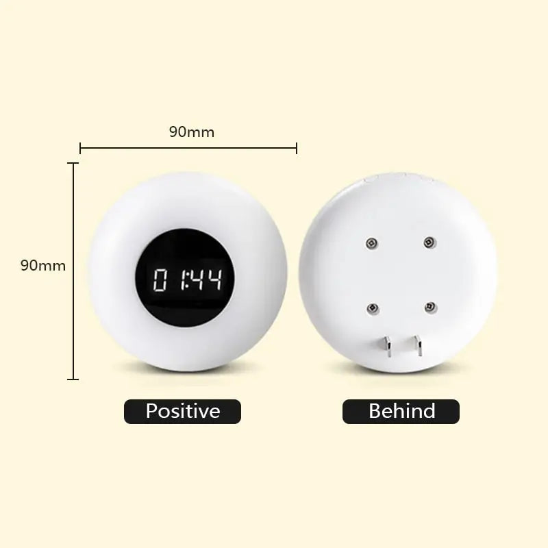 Horloge veilleuse LED - horloge-industrielle