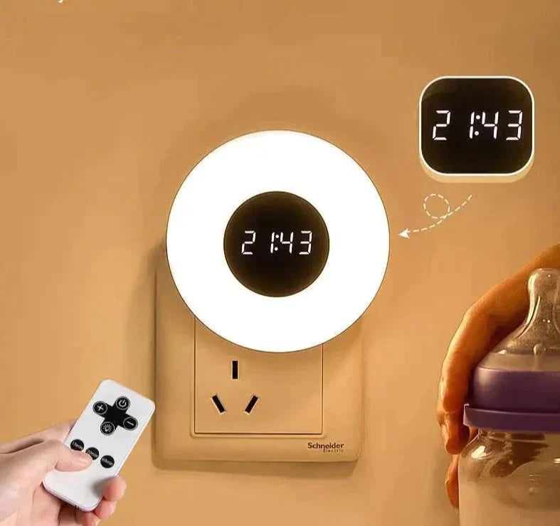 Horloge veilleuse LED - horloge-industrielle