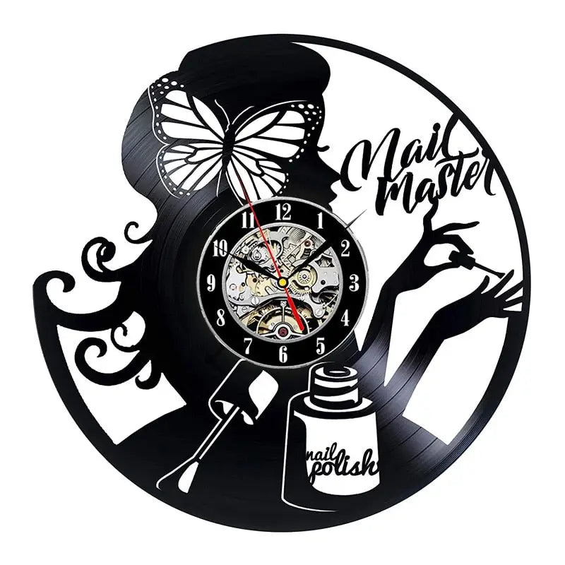 horloge vinyle - horloge-industrielle