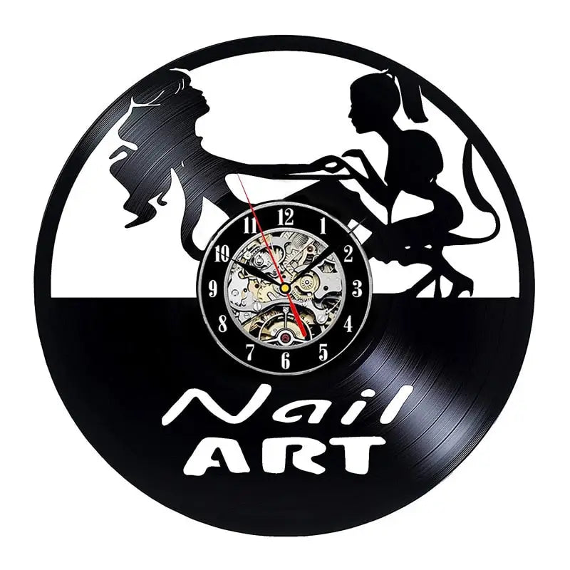 horloge vinyle - horloge-industrielle