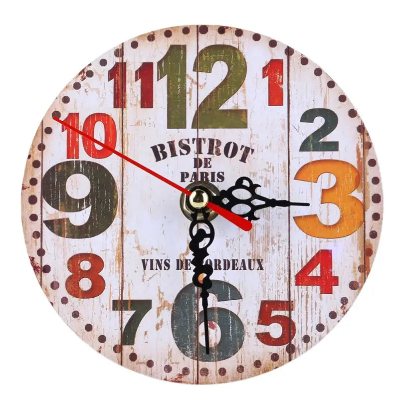 Horloges En Bois - horloge-industrielle