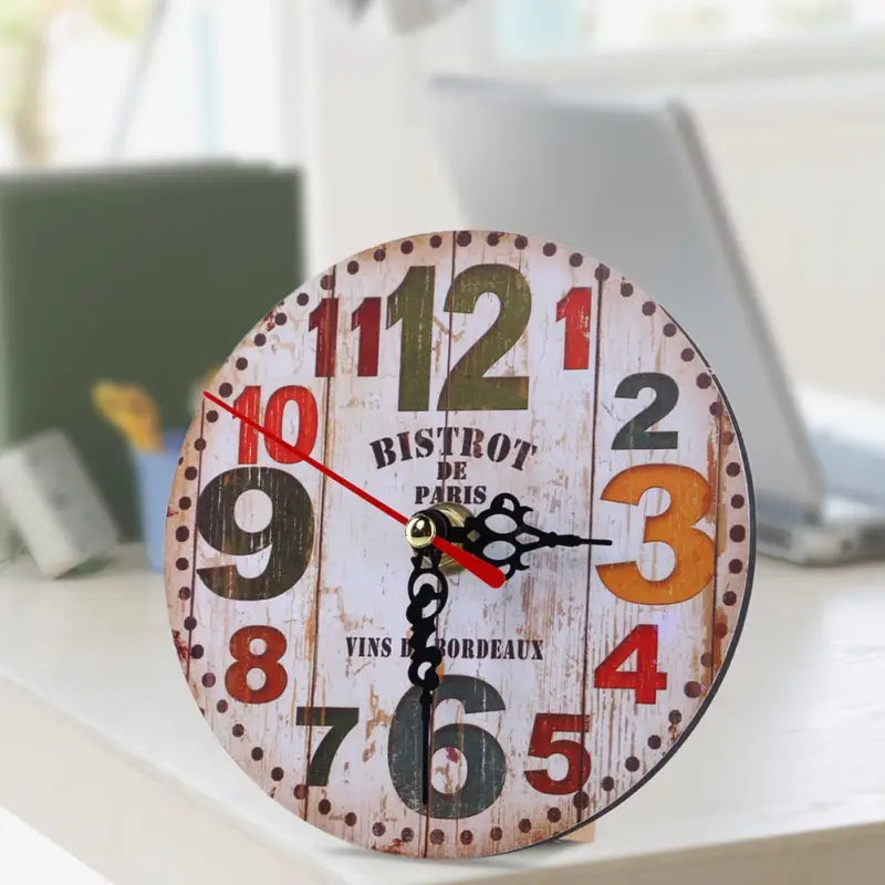 Horloges En Bois - horloge-industrielle
