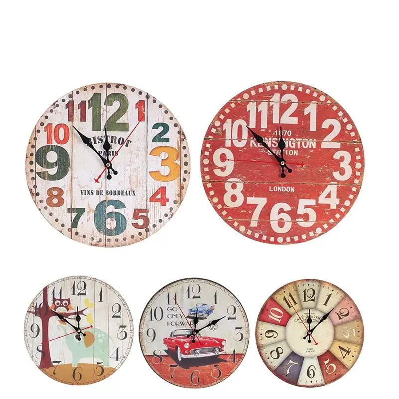 Horloges En Bois - horloge-industrielle
