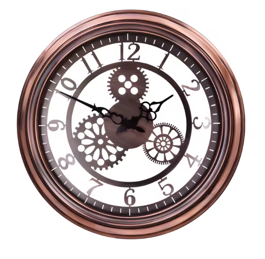 Horloge Murale avec Engrenages