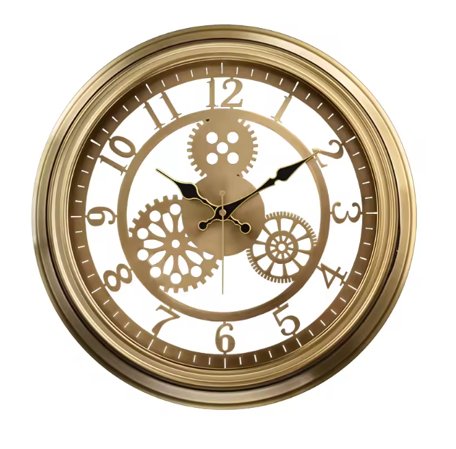 Horloge Murale avec Engrenages