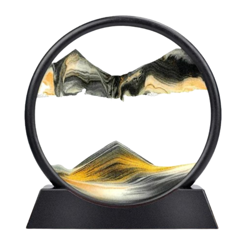 Sablier Coloré — Version Classique ou Socle Lumineux USB