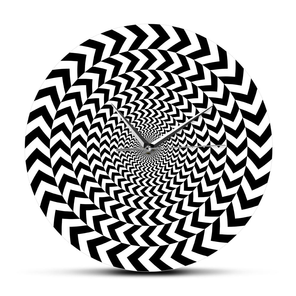 Horloge illusion optique