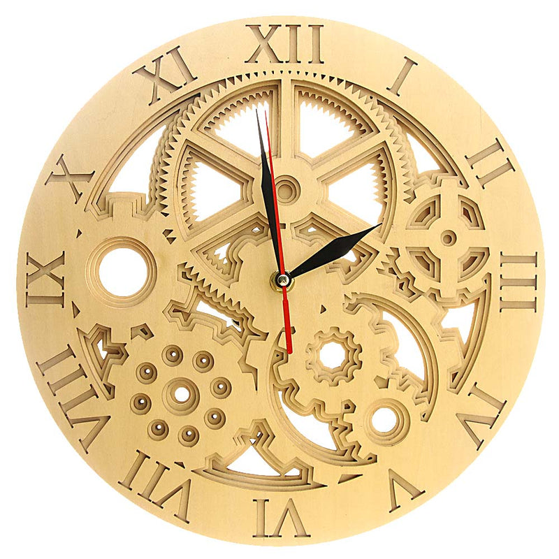 Horloge Industrielle à Engrenages — 30 ou 38 cm