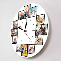 Horloge Photos de Famille Personnalisées