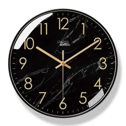 Horloge Noire et Dorée