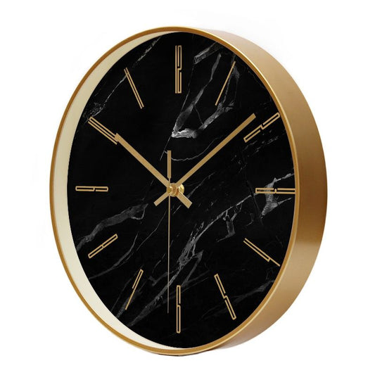 Horloge Noire et Dorée