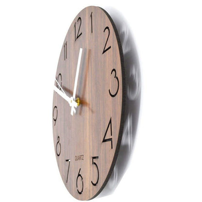 Horloge Noel en Bois