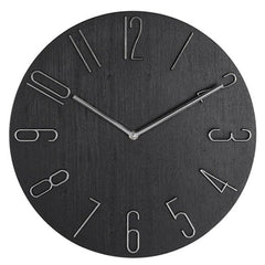 Horloge Murale Simple Noire